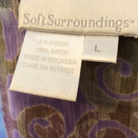 Soft Surroundings Breezy Batik Topper - Picture 2 of 5